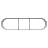 Garden Raised Bed Brown 320 x 80 x 44 cm Steel