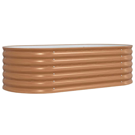Garden Raised Bed Brown 160 x 80 x 44 cm Steel