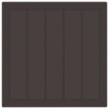 Garden Table Brown 100 x 100 x 73 cm Poly Rattan