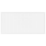 Garden Table White 200 x 100 x 73 cm Poly Rattan