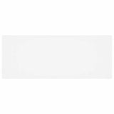 Garden Table White 250 x 100 x 73 cm Poly Rattan