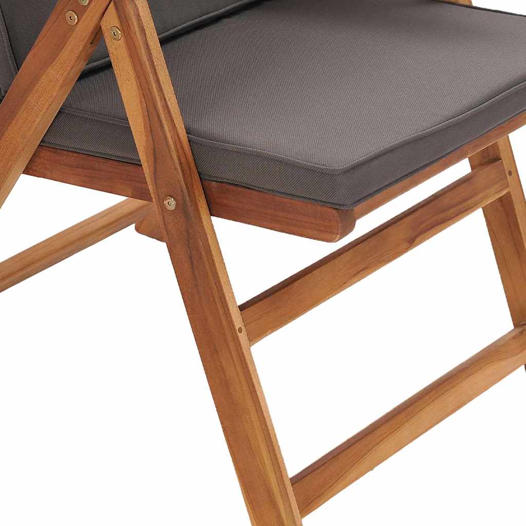 Garden Chair 4 pcs Brown 57 x 71.5 x 104cm Solid Teak wood