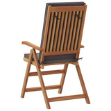 Garden Chair 4 pcs Brown 57 x 71.5 x 104cm Solid Teak wood