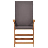 Garden Chair 4 pcs Brown 57 x 71.5 x 104cm Solid Teak wood