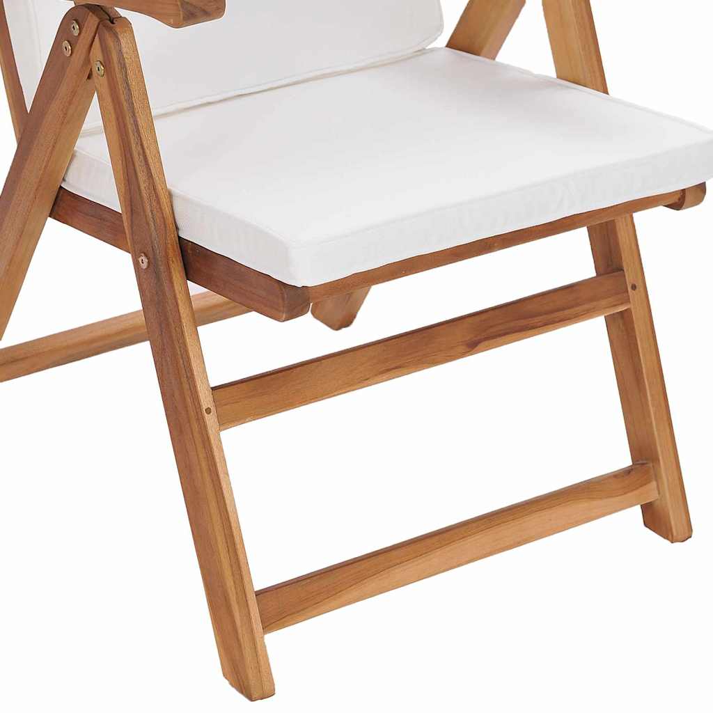 Garden Chair 4 pcs Brown 57 x 71.5 x 104cm Solid Teak wood