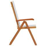 Garden Chair 8 pcs Brown 57 x 71.5 x 104cm Solid Teak wood