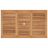 Garden Dining Set 5 pcs Brown Solid teak wood
