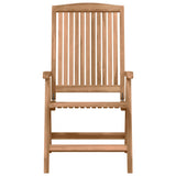 Garden Dining Set 4 pcs Brown Solid Teak Wood