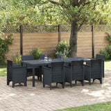 Garden Table Anthracite 250 x 100 x 73 cm Poly Rattan