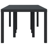 Garden Table Anthracite 250 x 100 x 73 cm Poly Rattan
