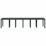Garden Table Anthracite 350 x 100 x 73 cm Poly Rattan