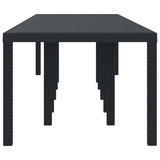 Garden Table Anthracite 350 x 100 x 73 cm Poly Rattan