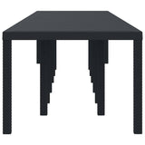 Garden Table Anthracite 400 x 100 x 73 cm Poly Rattan