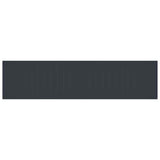 Garden Table Anthracite 400 x 100 x 73 cm Poly Rattan