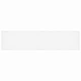 Garden Table White 400 x 100 x 73 cm Poly Rattan