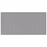 Garden Dining Set 9 pcs Light Grey Polt rattan