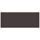 Garden Dining Set 11 pcs Brown Polypropylene