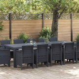 Garden Dining Set with Cushions with Cushion 13 pcs