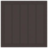 Garden Dining Set 3 pcs Brown Polypropylene