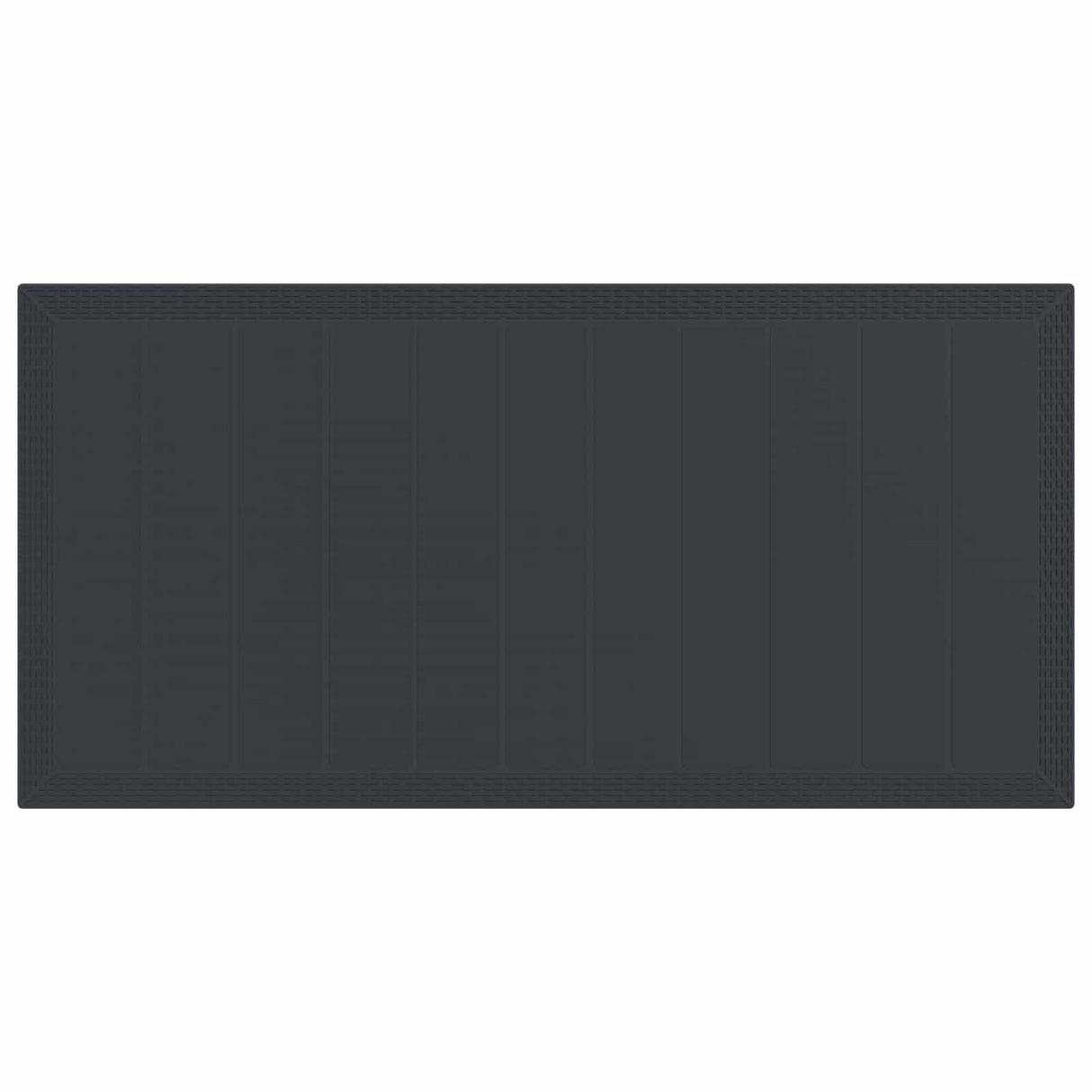 Garden Dining Set 7 pcs Anthracite Polypropylene