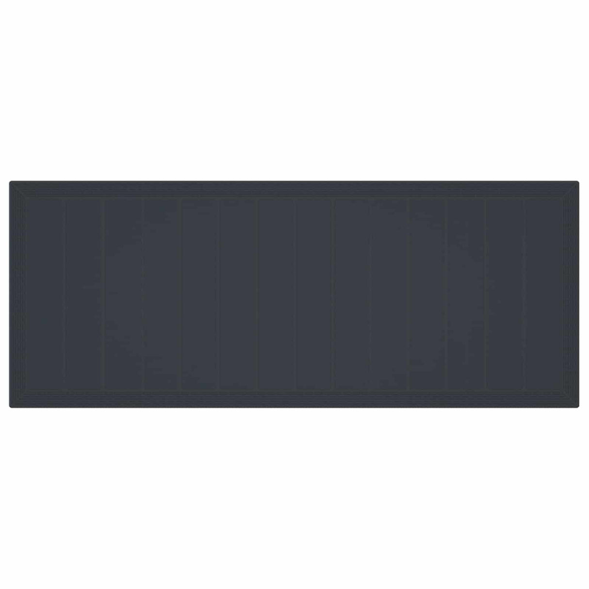 Garden Dining Set 9 pcs Anthracite Polypropylene