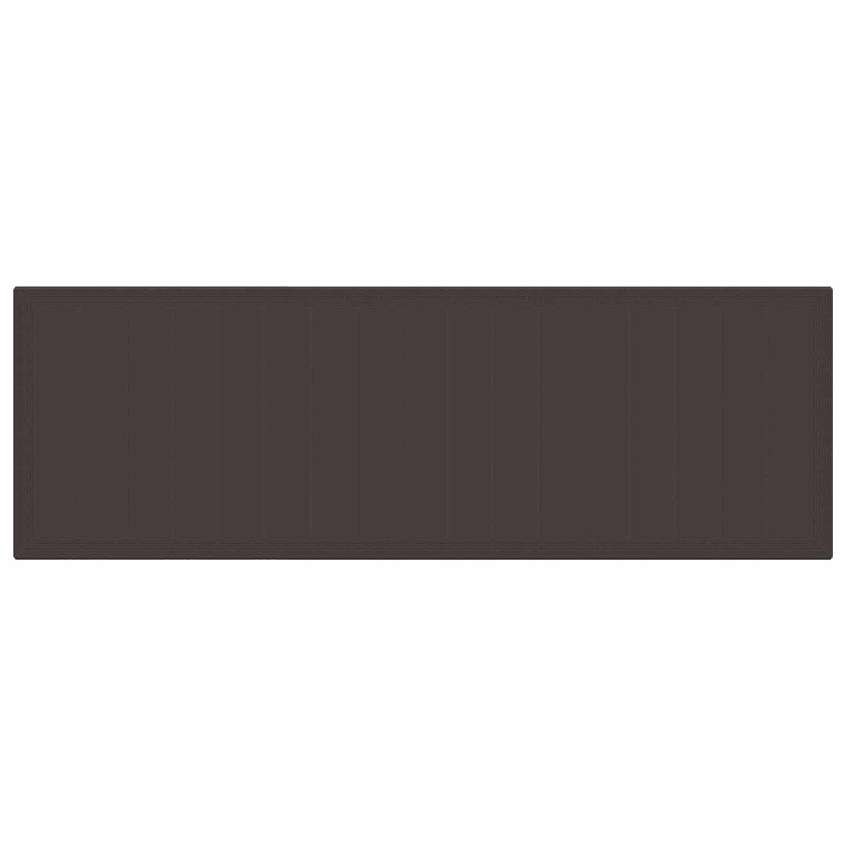 Garden Dining Set with Cushion 11 pcs Brown Rattan