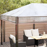Gazebo Cover Replacement Transparent 400 x 300 x 32 cm PVC