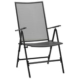 Garden Dining Set 9 pcs Steel