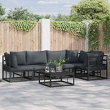 Garden Sofa Set with Cushion 5 pcs