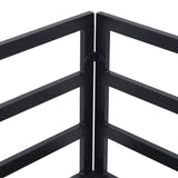 Garden Sofa Set with Cushion 10 pcs Black Aluminium