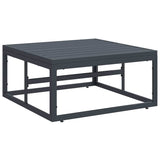 Garden Sofa Set with Cushion 6 pcs Anthracite Steel & Fabric