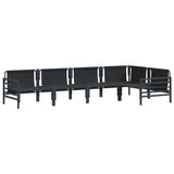 Garden Sofa Set 5 pcs Anthracite Steel