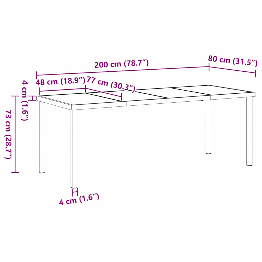 Garden Dining Set 7 pcs Black PVC rattan