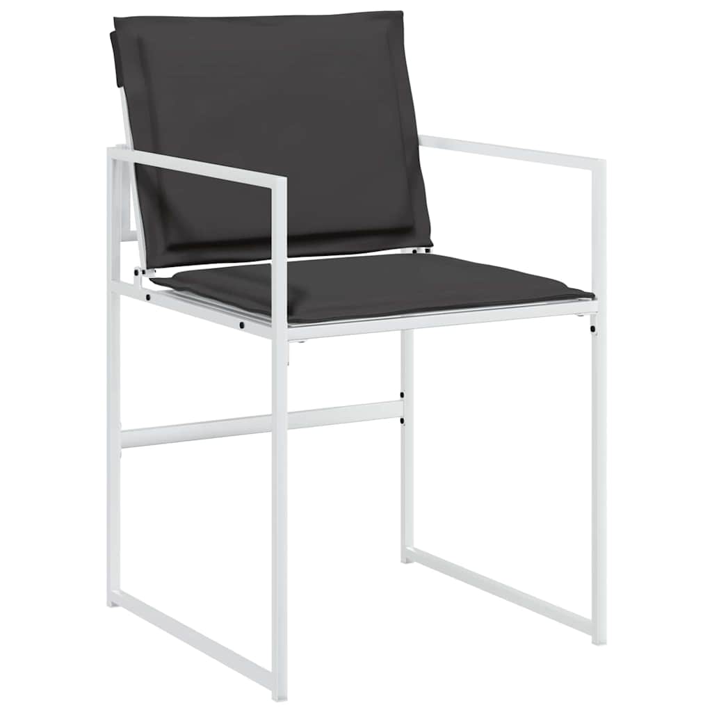 Garden Dining Set Folding Manual 5 pcs White 140 x 70 x 73 cm
