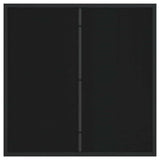 Garden Dining Set 3 pcs Black Poly rattan