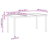 Garden Dining Set with Cushion 5 pcs Grey Poly Rattan