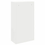 Parcel Drop Box with Storage White 44 x 22 x 82 cm Steel