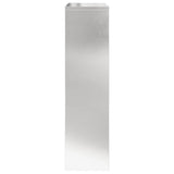 Parcel Drop Box Silver 44 x 22 x 82 cm Stainless Steel