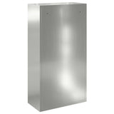 Parcel Drop Box Silver 44 x 22 x 82 cm Galvanised Steel