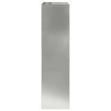 Parcel Drop Box Silver 44 x 22 x 82 cm Galvanised Steel