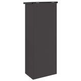 Parcel Drop Box Black 44.5 x 29 x 110.5 cm Steel