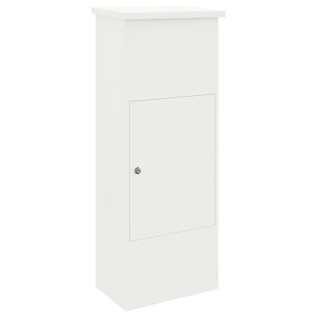 Parcel Drop Box White 44.5 x 29 x 110.5 cm Steel