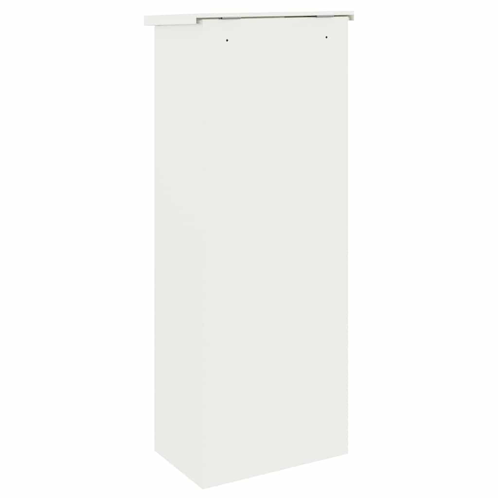 Parcel Drop Box White 44.5 x 29 x 110.5 cm Steel