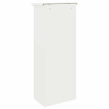 Parcel Drop Box White 44.5 x 29 x 110.5 cm Steel