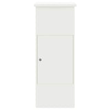 Parcel Drop Box White 44.5 x 29 x 110.5 cm Steel