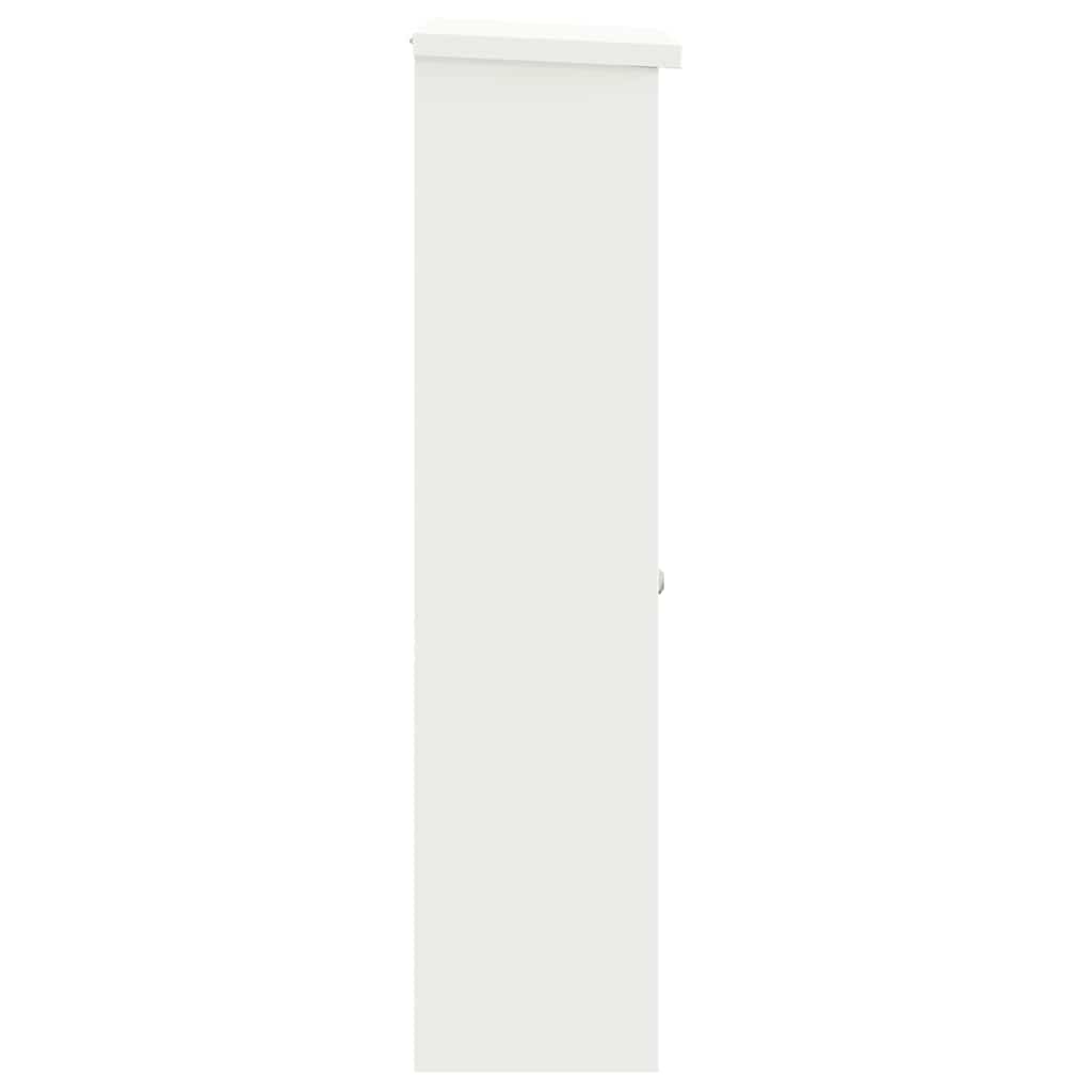 Parcel Drop Box White 44.5 x 29 x 110.5 cm Steel