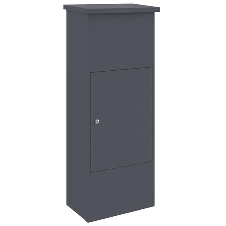 Parcel Drop Box Anthracite 44.5 x 29 x 110.5 cm Steel