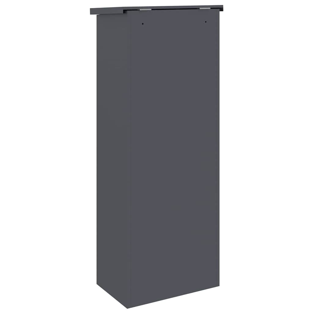 Parcel Drop Box Anthracite 44.5 x 29 x 110.5 cm Steel