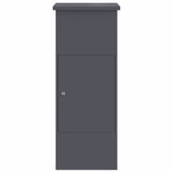 Parcel Drop Box Anthracite 44.5 x 29 x 110.5 cm Steel
