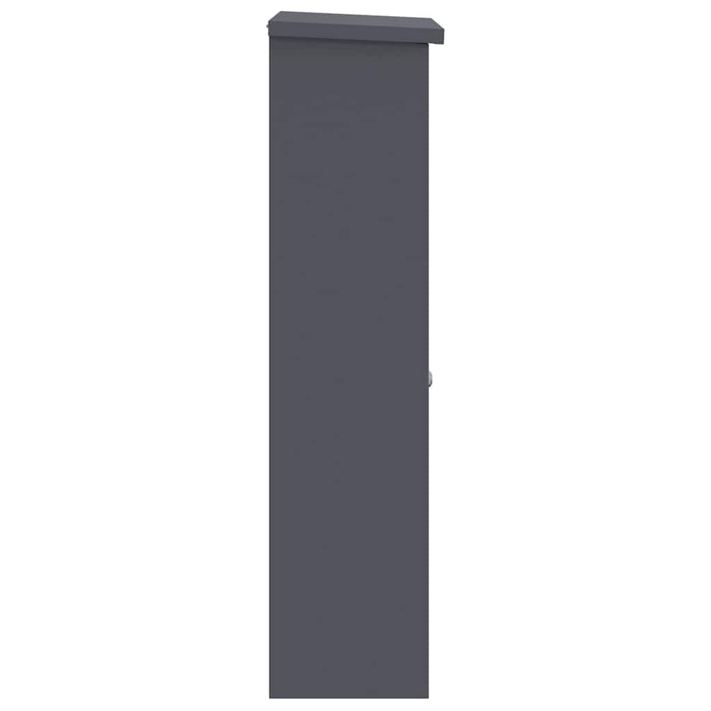 Parcel Drop Box Anthracite 44.5 x 29 x 110.5 cm Steel